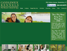 Tablet Screenshot of candlewickkennels.com